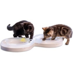 Beeztees Kitten Agty Play Rail - Cat Toy - Plastic - White Beeztees Kitten Agty Play Rail - Cat Toy - Plastic - White