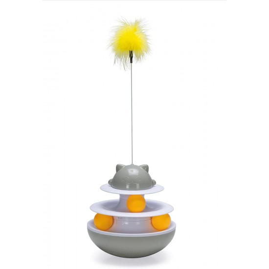 Beeztees Sapi Cat Toy, Interactive, Plastic, 19 x 19 x 48 cm Beeztees Sapi Cat Toy, Interactive, Plastic, 19 x 19 x 48 cm
