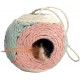 Bobby Boule Recycled Rope Cat Scratching Ball Cat Toy Pink 10cm Bobby Boule Recycled Rope Cat Scratching Ball Cat Toy Pink 10cm