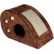 CAT&RINA Classic Mineu Cat Scratching Post with Top Shelf and Ball for Cats, Multi-Colour, Size 36 x 33 x 52 cm CAT&RINA Classic Mineu Cat Scratching Post with Top Shelf and Ball for Cats, Multi-Colour, Size 36 x 33 x 52 cm