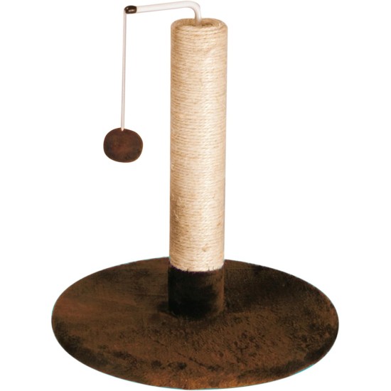 CAT&RINA Classic Mineu Cat Scratching Post with Top Shelf and Ball for Cats, Multi-Colour, Size 36 x 33 x 52 cm CAT&RINA Classic Mineu Cat Scratching Post with Top Shelf and Ball for Cats, Multi-Colour, Size 36 x 33 x 52 cm