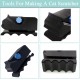 Cardboard Cutter for Cat Scratchers, Cardboard Cutter, DIY Cardboard Cutting Machine, 3D Printed Cardboard Cutter, Ideal for Handmade Cat Scratching Boards and Decoration, Black, 4.8 x 9.9 x 5.2 cm Cardboard Cutter for Cat Scratchers, Cardboard Cutter, DIY Cardboard Cutting Machine, 3D Printed Cardboard Cutter, Ideal for Handmade Cat Scratching Boards and Decoration, Black, 4.8 x 9.9 x 5.2 cm