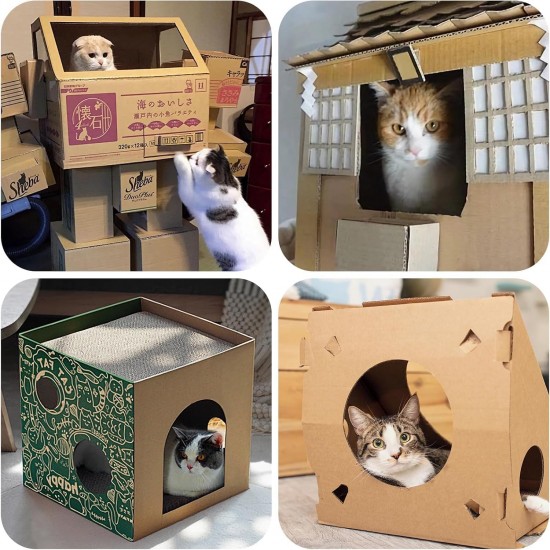 Cat Scratcher Cutter, Cardboard Cutter for Cat Scratchers, 3D Printed Cardboard Strip Tool, Environmentally Friendly Hand Cutting Tool, for Cat Lovers, Scratching Post Accessories & Parts Cat Scratcher Cutter, Cardboard Cutter for Cat Scratchers, 3D Printed Cardboard Strip Tool, Environmentally Friendly Hand Cutting Tool, for Cat Lovers, Scratching Post Accessories & Parts