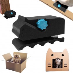Cat Scratcher Cutter, Cardboard Cutter for Cat Scratchers, 3D Printed Cardboard Strip Tool, Environmentally Friendly Hand Cutting Tool, for Cat Lovers, Scratching Post Accessories & Parts Cat Scratcher Cutter, Cardboard Cutter for Cat Scratchers, 3D Printed Cardboard Strip Tool, Environmentally Friendly Hand Cutting Tool, for Cat Lovers, Scratching Post Accessories & Parts