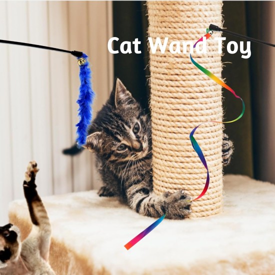 Cat Toy Accessories, Pack of 26 Cat Toy, Interactive Toy for Cats Kitty Cat Toy Accessories, Pack of 26 Cat Toy, Interactive Toy for Cats Kitty
