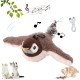 Cat Toy Bird Interactive Cat Toy Fluttering Bird for Adult House Cats, Rechargeable and Washable, Great Bird Toy for Cats and Kittens for Biting and Kicking (Brown) Cat Toy Bird Interactive Cat Toy Fluttering Bird for Adult House Cats, Rechargeable and Washable, Great Bird Toy for Cats and Kittens for Biting and Kicking (Brown)