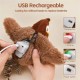Cat Toy Bird Interactive Cat Toy Fluttering Bird for Adult House Cats, Rechargeable and Washable, Great Bird Toy for Cats and Kittens for Biting and Kicking (Brown) Cat Toy Bird Interactive Cat Toy Fluttering Bird for Adult House Cats, Rechargeable and Washable, Great Bird Toy for Cats and Kittens for Biting and Kicking (Brown)