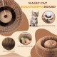 Cat Toy, Magic Accordion Scratching Board, Interactive Toy with Ball Track, Cardboard Scratching Toy for Home Cats and Kittens, Activity and Exercise