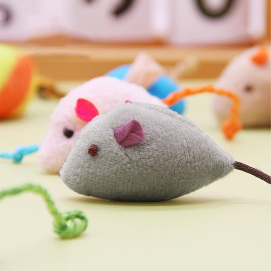 Cat Toy, Mice Toy, Mouse, Cat, Pet, Soft, Fluffy for Cats Kitty, Pack of 10 Cat Toy, Mice Toy, Mouse, Cat, Pet, Soft, Fluffy for Cats Kitty, Pack of 10