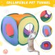 Cat Toy Set, 22 Pieces Cat Toy, with Cat Tunnel, Feather Toy, Plush Toy, Toy Mice Cat Toy for Kitty, Puppy, Kitten