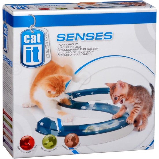 Catit Design Senses Play Circuit Play Track with Ball for Cats, 1 Piece (Pack of 1)