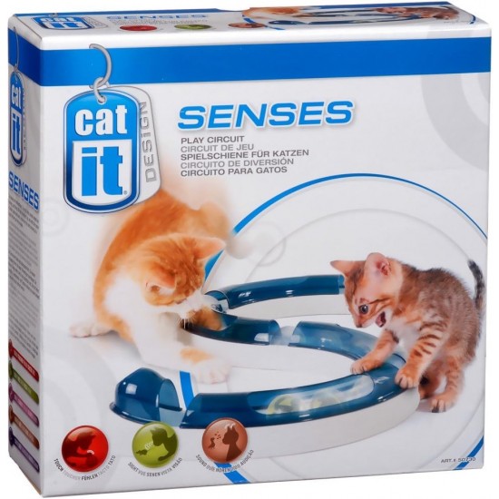 Catit Design Senses Play Circuit Play Track with Ball for Cats, 1 Piece (Pack of 1) Catit Design Senses Play Circuit Play Track with Ball for Cats, 1 Piece (Pack of 1)