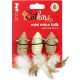 Catkins by Petface Mini Mice Tails Cat Toy, 3-Piece Catkins by Petface Mini Mice Tails Cat Toy, 3-Piece