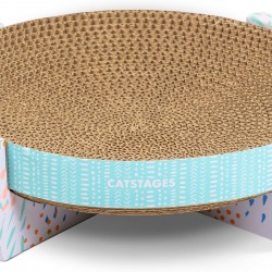 Catstages Easy Life Scratch, Snuggle & Rest - Scratching Cardboard with Lounger - Multicoloured - One Size Catstages Easy Life Scratch, Snuggle & Rest - Scratching Cardboard with Lounger - Multicoloured - One Size