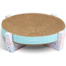 Catstages Easy Life Scratch, Snuggle & Rest - Scratching Cardboard with Lounger - Multicoloured - One Size Catstages Easy Life Scratch, Snuggle & Rest - Scratching Cardboard with Lounger - Multicoloured - One Size