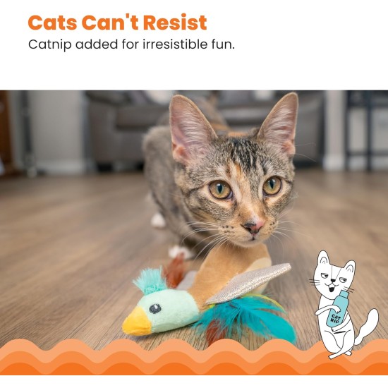 Catstages Flapperz Interactive Cat Toy with Duck Plush Catnip Catstages Flapperz Interactive Cat Toy with Duck Plush Catnip