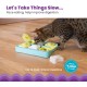Catstages Kitty Cube Puzzle Interactive Cat Treat Puzzle Cat Toy, Blue Catstages Kitty Cube Puzzle Interactive Cat Treat Puzzle Cat Toy, Blue