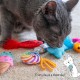Catstages Kitty Sweet Treats Plush Cat Toy Catnip - Pack of 6 Catstages Kitty Sweet Treats Plush Cat Toy Catnip - Pack of 6