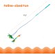 Catstages Tail Teaser Ground Prey, Green Catstages Tail Teaser Ground Prey, Green