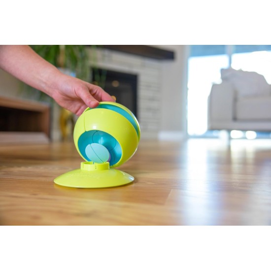 Catstages Twist-A-Ball Track Convertible Cat Track with Three Playing Options, Standing, Infinity or Rolling Ball Track, Blue Catstages Twist-A-Ball Track Convertible Cat Track with Three Playing Options, Standing, Infinity or Rolling Ball Track, Blue