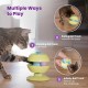 Catstages Twist-A-Ball Track Convertible Cat Track with Three Playing Options, Standing, Infinity or Rolling Ball Track, Blue Catstages Twist-A-Ball Track Convertible Cat Track with Three Playing Options, Standing, Infinity or Rolling Ball Track, Blue