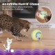 Catstages Twist-A-Ball Track Convertible Cat Track with Three Playing Options, Standing, Infinity or Rolling Ball Track, Blue Catstages Twist-A-Ball Track Convertible Cat Track with Three Playing Options, Standing, Infinity or Rolling Ball Track, Blue