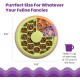 Catstages by Catstages Kitty Lickin' Layers Multilayered Cat Fun Feeder Cat Treat Puzzle