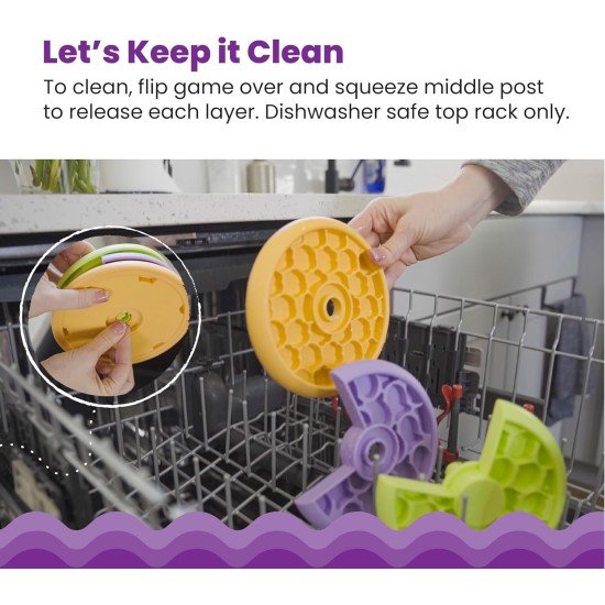 Catstages by Catstages Kitty Lickin' Layers Multilayered Cat Fun Feeder Cat Treat Puzzle Catstages by Catstages Kitty Lickin' Layers Multilayered Cat Fun Feeder Cat Treat Puzzle