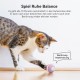 Cheerble Interactive Ball for Cats, Cat Toy Self-Employment, Wicked Ball M1 with 3 Modes & LED Lights, Rechargeable for USB, Smart Toy for Indoor Cats, Kittens - Red