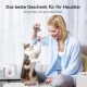 Cheerble Interactive Cat Toy, Intelligent Cat Ball with 3 Modes, LED Lights Changeable, USB Rechargeable, Birthday Gift for Hunting Adult Cats, Grey (Red) Cheerble Interactive Cat Toy, Intelligent Cat Ball with 3 Modes, LED Lights Changeable, USB Rechargeable, Birthday Gift for Hunting Adult Cats, Grey (Red)
