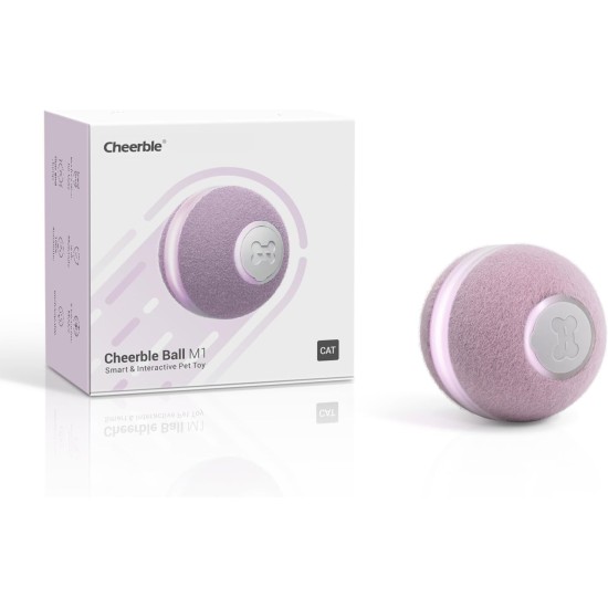 Cheerble Interactive Cat Toy, Intelligent Cat Ball with 3 Modes, LED Lights Changeable, USB Rechargeable, Birthday Gift for Hunting Adult Cats, Grey (Red) Cheerble Interactive Cat Toy, Intelligent Cat Ball with 3 Modes, LED Lights Changeable, USB Rechargeable, Birthday Gift for Hunting Adult Cats, Grey (Red)