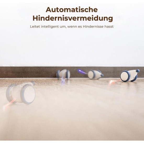 Cheerble Interaktives Katzenspielzeug, Maus LED-Leuchten, Intelligentes +elektrisch, Wicked Mouse mit USB-aufladbar, Geschenke für Katzen Kätzchen, Aprikose Cheerble Interaktives Katzenspielzeug, Maus LED-Leuchten, Intelligentes +elektrisch, Wicked Mouse mit USB-aufladbar, Geschenke für Katzen Kätzchen, Aprikose