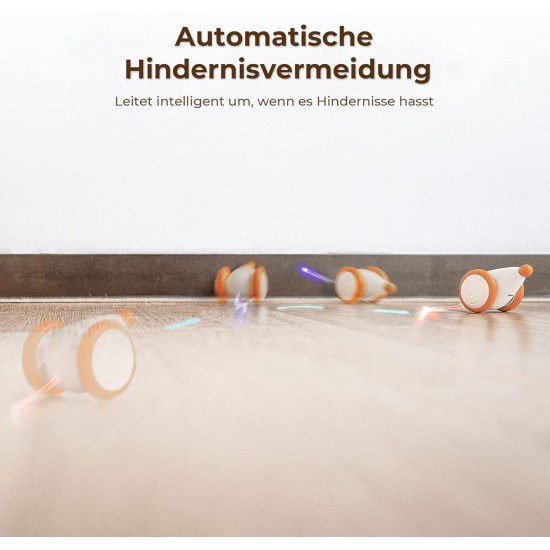 Cheerble Interaktives Katzenspielzeug, Maus LED-Leuchten, Intelligentes +elektrisch, Wicked Mouse mit USB-aufladbar, Geschenke für Katzen Kätzchen, Aprikose Cheerble Interaktives Katzenspielzeug, Maus LED-Leuchten, Intelligentes +elektrisch, Wicked Mouse mit USB-aufladbar, Geschenke für Katzen Kätzchen, Aprikose