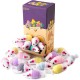 Chiwava 36 Pieces 11.5 cm Small Rattle Cat Toy Mice Cute Double Colour Small Mouse Kitten Interactive Play Assorted Colours