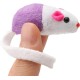 Chiwava 36 Pieces 11.5 cm Small Rattle Cat Toy Mice Cute Double Colour Small Mouse Kitten Interactive Play Assorted Colours