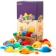 Chiwava Pack of 36 10 cm Furry Cat Toy Rattle Mouse Toy Mice for Cats Interactive Play Assorted Colours Chiwava Pack of 36 10 cm Furry Cat Toy Rattle Mouse Toy Mice for Cats Interactive Play Assorted Colours