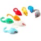 Chiwava Pack of 36 10 cm Furry Cat Toy Rattle Mouse Toy Mice for Cats Interactive Play Assorted Colours Chiwava Pack of 36 10 cm Furry Cat Toy Rattle Mouse Toy Mice for Cats Interactive Play Assorted Colours