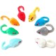 Chiwava Pack of 36 10 cm Furry Cat Toy Rattle Mouse Toy Mice for Cats Interactive Play Assorted Colours Chiwava Pack of 36 10 cm Furry Cat Toy Rattle Mouse Toy Mice for Cats Interactive Play Assorted Colours