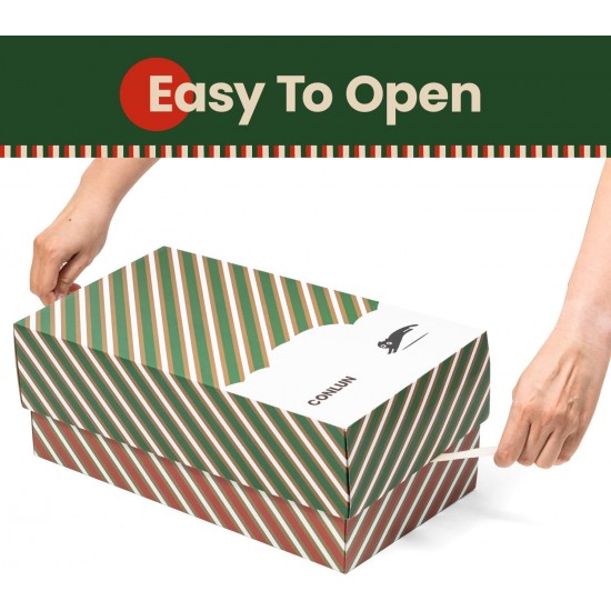 Conlun Cat Scratching Box with 4 Cat Scratching Boards & 2 Separate Cat Boxes & 1 Cat Ball & 1 Catnip Toy, 2-in-1 Scratching Cardboard for Cats to Scratch & Rest, Set Conlun Cat Scratching Box with 4 Cat Scratching Boards & 2 Separate Cat Boxes & 1 Cat Ball & 1 Catnip Toy, 2-in-1 Scratching Cardboard for Cats to Scratch & Rest, Set