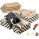 Conlun Cat Scratching Box with 4 Cat Scratching Boards & 2 Separate Cat Boxes & 1 Cat Ball & 1 Catnip Toy, 2-in-1 Scratching Cardboard for Cats to Scratch & Rest, Set Conlun Cat Scratching Box with 4 Cat Scratching Boards & 2 Separate Cat Boxes & 1 Cat Ball & 1 Catnip Toy, 2-in-1 Scratching Cardboard for Cats to Scratch & Rest, Set