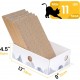 Conlun Cat Scratching Box with 4 Cat Scratching Boards & 2 Separate Cat Boxes & 1 Cat Ball & 1 Catnip Toy, 2-in-1 Scratching Cardboard for Cats to Scratch & Rest, Set Conlun Cat Scratching Box with 4 Cat Scratching Boards & 2 Separate Cat Boxes & 1 Cat Ball & 1 Catnip Toy, 2-in-1 Scratching Cardboard for Cats to Scratch & Rest, Set