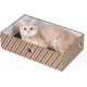Conlun Cat Scratching Box with 4 Cat Scratching Boards & 2 Separate Cat Boxes & 1 Cat Ball & 1 Catnip Toy, 2-in-1 Scratching Cardboard for Cats to Scratch & Rest, Set Conlun Cat Scratching Box with 4 Cat Scratching Boards & 2 Separate Cat Boxes & 1 Cat Ball & 1 Catnip Toy, 2-in-1 Scratching Cardboard for Cats to Scratch & Rest, Set