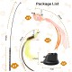 Cozary Pack of 4 Interactive Cat Toy, Suction Cup, 1 Cat Fishing Rod with 2 Bells Birds, Intelligence Toy, Bird Toy for Cats, Wand Cozary Pack of 4 Interactive Cat Toy, Suction Cup, 1 Cat Fishing Rod with 2 Bells Birds, Intelligence Toy, Bird Toy for Cats, Wand
