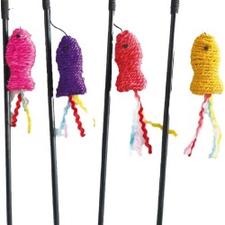 Croci C6098088 Juego para Gatos Varita Little Fish 40 cm Croci C6098088 Juego para Gatos Varita Little Fish 40 cm
