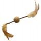 Croci Euphoria Stick Feather W/Silvervine Ball Edible Catnip & Silvervine Cat Toy 12cm Croci Euphoria Stick Feather W/Silvervine Ball Edible Catnip & Silvervine Cat Toy 12cm
