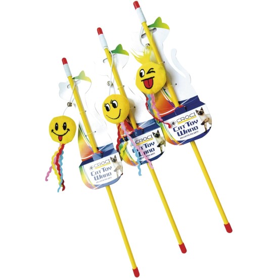 Croci Smile Stick Cat Toy Mix, 46 cm Croci Smile Stick Cat Toy Mix, 46 cm