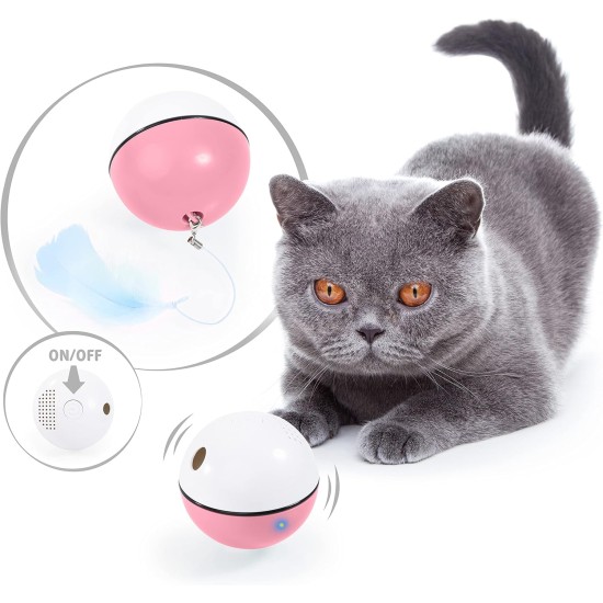 EDUPET 05067AC Cat Ball Electric Cat Love Cat Toy Interactive Self-Employment Feeding Ball LED USB Cable EDUPET 05067AC Cat Ball Electric Cat Love Cat Toy Interactive Self-Employment Feeding Ball LED USB Cable