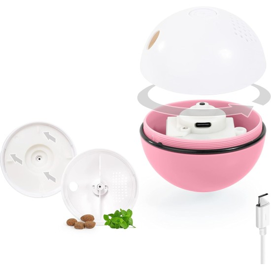 EDUPET 05067AC Cat Ball Electric Cat Love Cat Toy Interactive Self-Employment Feeding Ball LED USB Cable EDUPET 05067AC Cat Ball Electric Cat Love Cat Toy Interactive Self-Employment Feeding Ball LED USB Cable