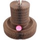 EVTSCAN Cat Scratcher Lounge Bed Round Shape Foldable High Density Cat Scratcher Cardboard for Cats EVTSCAN Cat Scratcher Lounge Bed Round Shape Foldable High Density Cat Scratcher Cardboard for Cats