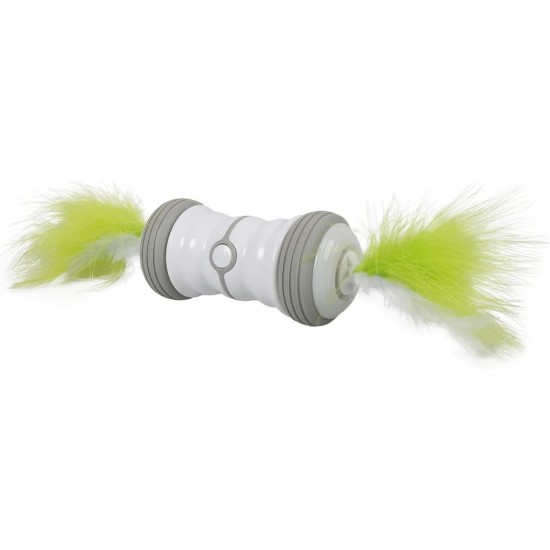 Ebi, Double Spinner 13 x 6 x 6 cm White/Green Various White/Green Cat Ebi, Double Spinner 13 x 6 x 6 cm White/Green Various White/Green Cat
